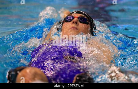 Die britische Bethany Firth in Aktion beim Individualfinale der Medley World Series der Frauen des MC 200m am ersten Tag der Citi para Swimming World Series in Ponds Forge, Sheffield. Stockfoto