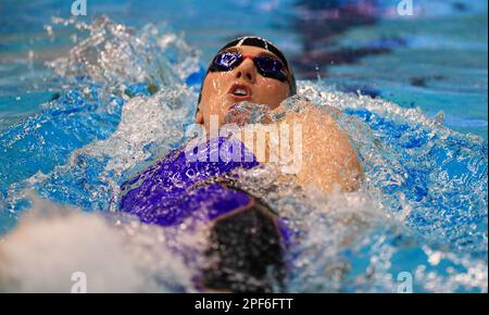 Die britische Bethany Firth in Aktion beim Individualfinale der Medley World Series der Frauen des MC 200m am ersten Tag der Citi para Swimming World Series in Ponds Forge, Sheffield. Stockfoto