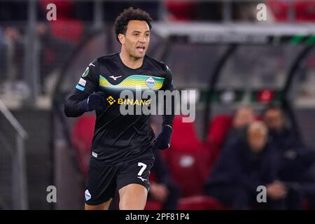 ALKMAAR, NIEDERLANDE - MÄRZ 16: Felipe Anderson von SS Lazio blickt auf die Runde der 16. Etappe 2 - UEFA Europa Conference League Match zwischen AZ Alkmaar und SS Lazio im AZ Stadion am 16. März 2023 in Alkmaar, Niederlande (Foto von Joris Verwijst/Orange Pictures) Stockfoto