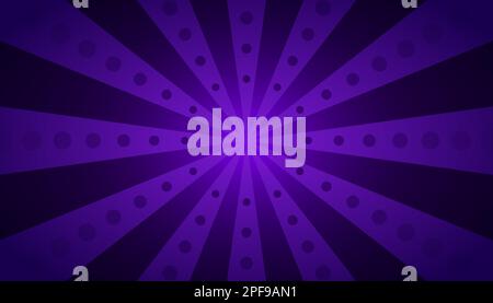 Hintergrund mit retro Strahlen. Vintage Hintergrund, Ausleger, Comic, Zirkus Muster. Cartoon pop art Vorlage. Vector Illustration Stock Vektor