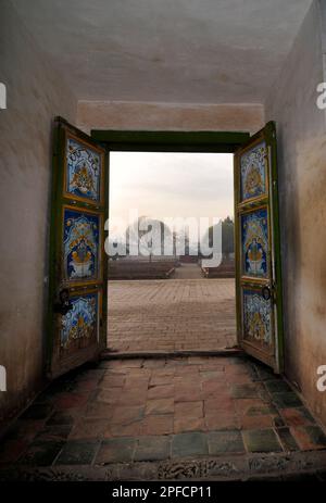 Das Apakh Hoja Mazar ( Afaq Khoja Mausoleum ) in der Nähe von Kashgar, Xinjiang, China. Stockfoto