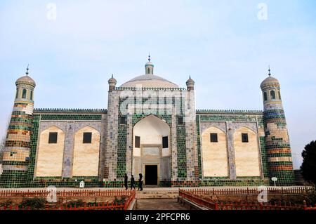 Das Apakh Hoja Mazar ( Afaq Khoja Mausoleum ) in der Nähe von Kashgar, Xinjiang, China. Stockfoto