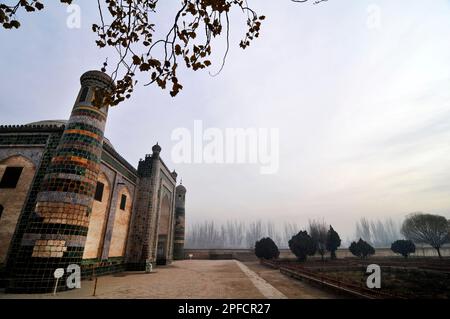 Das Apakh Hoja Mazar ( Afaq Khoja Mausoleum ) in der Nähe von Kashgar, Xinjiang, China. Stockfoto