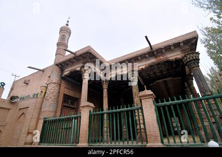 Das Apakh Hoja Mazar ( Afaq Khoja Mausoleum ) in der Nähe von Kashgar, Xinjiang, China. Stockfoto