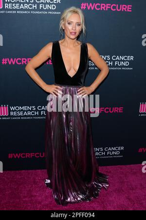 Beverly Hills, USA. 16. März 2023. Nicky Whelan kommt zu einem unvergesslichen Abend im Beverly Wilshire Hotel in Beverly Hills, CA, am Donnerstag, den 16. März 2023 an. (Foto: Juan Pablo Rico/Sipa USA) Guthaben: SIPA USA/Alamy Live News Stockfoto