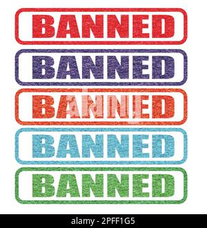 Abbildung des Gummistempels mit dem Text Stock Vektor