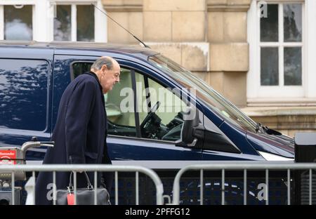 Nicholas Soames / Baron Soames of Fletching (MP 1997-2019) in Westminster, März 2023 Stockfoto