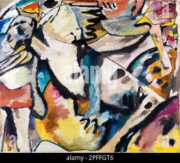 Wassily Kandinsky, Improvisation 13, abstrakte Ölmalerei auf Leinwand, 1910 Stockfoto