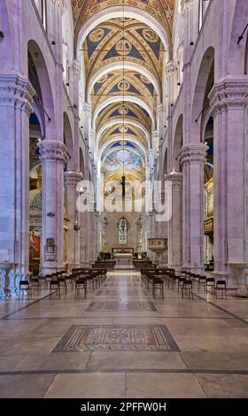 Innenaufnahme der Kathedrale San Martino von Lucca, Duomo di San Martino, Toskana, Italien Stockfoto