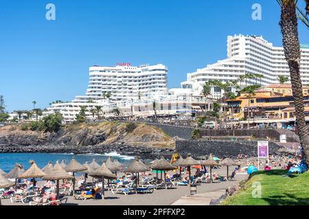 Pfad nach Playa de El Bobo, Avenue Rafael Puig Lluvina, Playa de las Américas, Teneriffa, Kanarische Inseln, Königreich Spanien Stockfoto