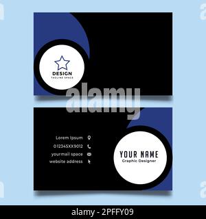 Modernes Visitenkartendesign. vorlage für vektorhintergrund. Stock Vektor