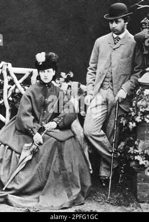 Prinzessin Alexandra von Dänemark und Prinz von Wales, 1863 Stockfoto