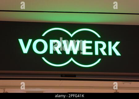 Vorwerk / Logo / Schriftzug Stockfoto