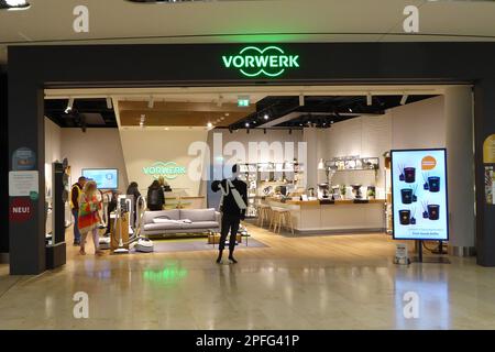 Vorwerk Store/Geschaeft/Laden/Shop/Logo/Schriftzug Stockfoto