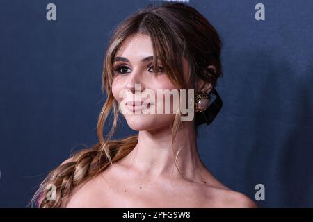 BEVERLY HILLS, LOS ANGELES, KALIFORNIEN, USA - MÄRZ 16: American YouTuber Olivia Jade Giannulli trifft am 16. März 2023 im Beverly Wilshire, Einem Four Seasons Hotel in Beverly Hills, Los Angeles, Kalifornien, USA, ein unvergessliches Abendprogramm des Women's Cancer Research Fund ein. Gala 2023 findet am Abend statt. (Foto von Xavier Collin/Image Press Agency) Stockfoto