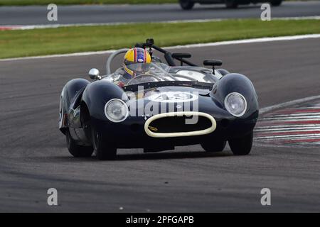 Robi Bernberg, Paul Ugo, Cooper Monaco T49, RAC Woodcote Trophy & Stirling Moss Trophy für Sportwagen vor ’56 und vor ’61, ein einstündiges Rennen mit dem o Stockfoto