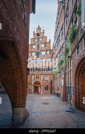 Bottcherstraße und Roselius-Haus - Bremen, Deutschland Stockfoto