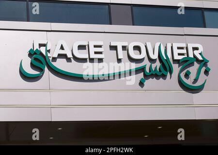 Dschidda, Saudi-Arabien. 16. März 2023. 03/16/2023, Jeddah Corniche Circuit, Jeddah, Formel 1 Grand Prix von Saudi-Arabien, im Bild Race Tower in Jeddah. Kredit: dpa/Alamy Live News Stockfoto