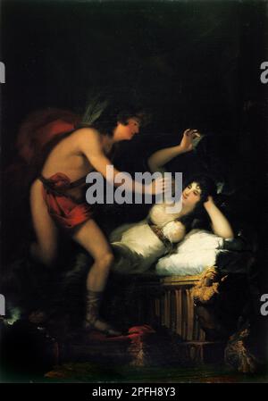 Allegory of Love, Amor and Psyche (1798-1805) von Francisco de Goya y Lucientes Stockfoto