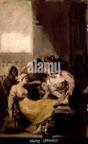 Heilige Isabel von Portugal Wunden heilen 1799 von Francisco de Goya y Lucientes Stockfoto