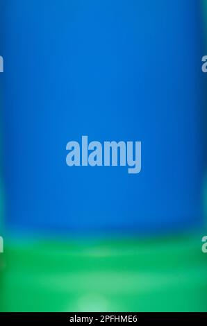 Blauer und grüner abstrakter unscharfer Hintergrund Stockfoto
