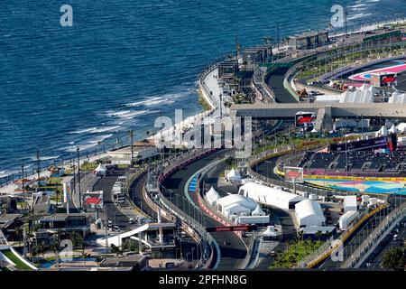 Jeddah, Saudi-Arabien. 17. März 2023. Allgemeine Ansicht, F1 Grand Prix von Saudi-Arabien auf dem Jeddah Corniche Circuit am 17. März 2023 in Dschidda, Saudi-Arabien. (Foto von HIGH TWO) dpa/Alamy Live News Stockfoto