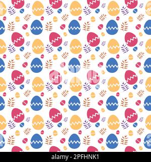 Farbenfrohes Nahtloses ostermuster. Nahtloses Ostermuster. Ostermuster. Frohe ostern. Farbenfrohes, nahtloses Muster Stock Vektor