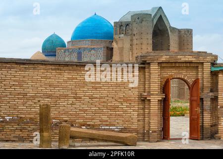 Khodja Ahmet Yasawi Mausoleum, Unesco-Weltkulturerbe, Turkistan, Südregion, Kasachstan Stockfoto