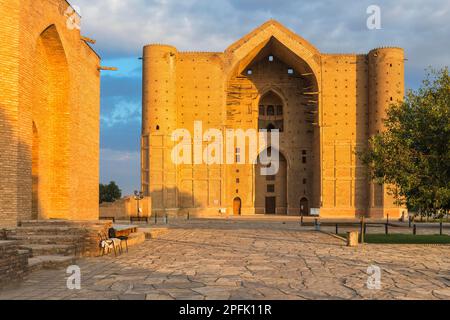 Khodja Ahmet Yasawi Mausoleum, Unesco-Weltkulturerbe, Turkistan, Südregion, Kasachstan Stockfoto