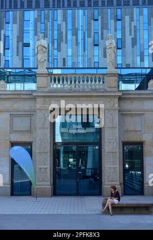 Neuaugusteum, Universität, Augustplatz, Leipzig, Sachsen, Deutschland, Europa Stockfoto