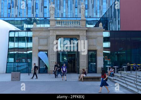 Neuaugusteum, Universität, Augustplatz, Leipzig, Sachsen, Deutschland Stockfoto