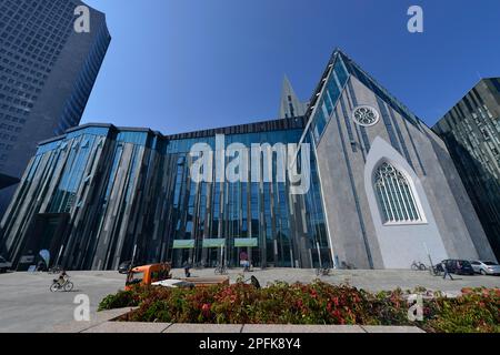 New Augusteum, Paulinum, Universität, Augustplatz, Leipzig, Sachsen, Deutschland Stockfoto