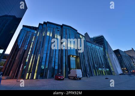 Neuaugusteum, Universität, Augustplatz, Leipzig, Sachsen, Deutschland Stockfoto