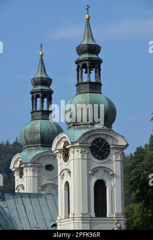 Kirche St. Mary Magdalena, Karlsbad, Tschechische Republik Stockfoto