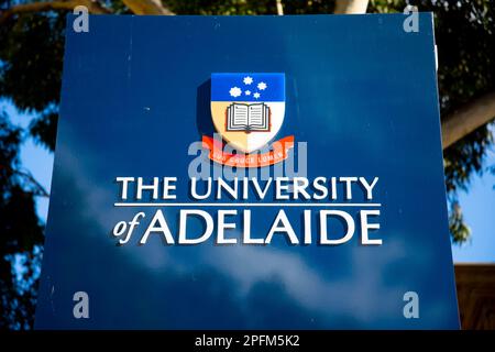 Adelaide, Australien - 1. Mai 2022: Die Universität von Adelaide wurde 1874 gegründet Stockfoto