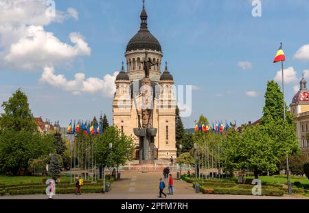 Metropolitan Cathedral Cluj Napoca, Rumänien Stockfoto