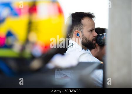 GOUNON Jules (Fra), WeatherTech Racing, Mercedes AMG GT3, Portrait während der Mobil 1 zwölf Stunden Sebring 2023, 2. Runde der IMSA SportsCar Championship 2023, vom 15. Bis 18. März 2023 auf der Sebring International Raceway in Sebring, Florida, USA - Foto Jan Patrick Wagner/DPPI Gutschrift: DPPI Media/Alamy Live News Stockfoto