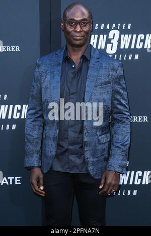 Hollywood, Usa. 18. März 2023. (DATEI) Lance Reddick tot um 60 Uhr. HOLLYWOOD, LOS ANGELES, KALIFORNIEN, USA - MAI 15: Der amerikanische Schauspieler und Musiker Lance Reddick (Lance Solomon Reddick) trifft am 15. Mai 2019 beim Los Angeles Special Screening von Lionsgate's „John Wick: Chapter 3 - Parabellum“ im TCL Chinese Theatre IMAX in Hollywood, Los Angeles, Kalifornien, USA ein. (Foto: Xavier Collin/Image Press Agency) Kredit: Image Press Agency/Alamy Live News Stockfoto