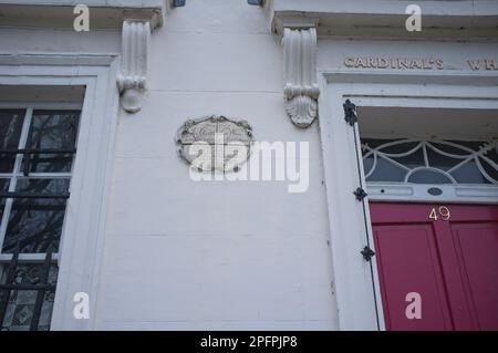 Cardinal's Wharf, Southwark, London. Hier lebte Sir Christoper Wren während des Baus der St Paul's Cathedral Stockfoto