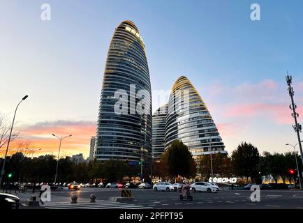 Blick auf das Wangjing SOHO in Peking, China, am 12. November 2022. 12NOV22. SCMP/Simon Song Stockfoto