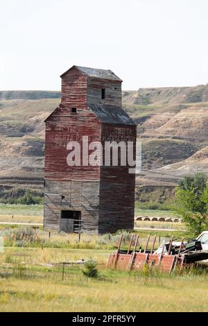 Alte Körnerelevator Stockfoto