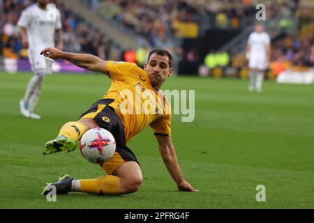 18. März 2023; Molineux Stadium, Wolverhampton, West Midlands, England; Premier League Football, Wolverhampton Wanderers gegen Leeds United; Jonny von Wolverhampton Wanderers Credit: Action Plus Sports Images/Alamy Live News Stockfoto