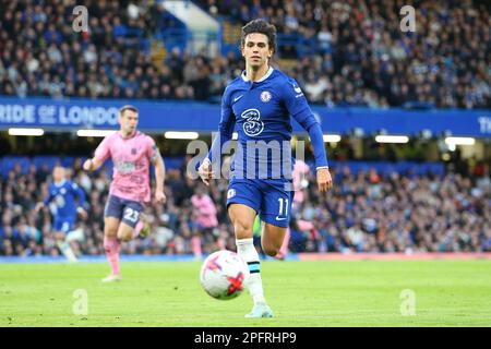 18. März 2023; Stamford Bridge, Chelsea, London, England: Premier League Football, Chelsea gegen Everton; Joao Felix von Chelsea Stockfoto