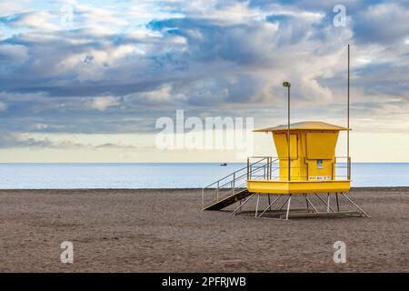 Am Strand von Costa Calma auf der Insel Fuerteventura auf den Kanarischen Inseln Stockfoto