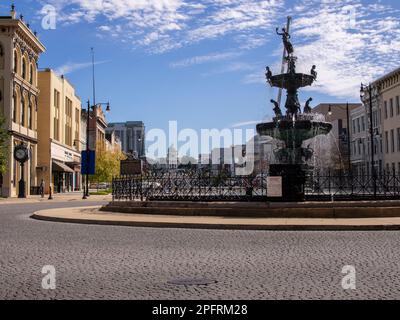 Montgomery ist die Hauptstadt des US-Bundesstaates Alabama und der Bezirkssitz von Montgomery County.[6] benannt nach dem irischen Soldaten Richard Montgomer Stockfoto