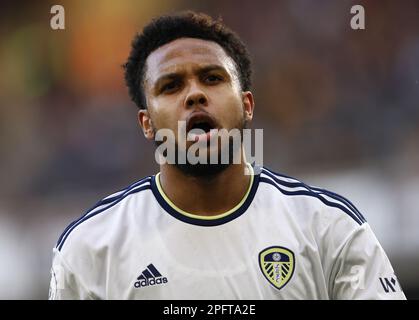 Wolverhampton, Großbritannien. 18. März 2023. Weston McKennie von Leeds United während des Premier League-Spiels in Molineux, Wolverhampton. Der Bildausdruck sollte lauten: Darren Staples/Sportimage Credit: Sportimage/Alamy Live News Stockfoto