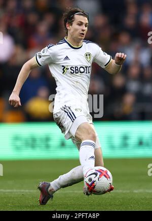 Wolverhampton, Großbritannien. 18. März 2023. Brenden Aaronson von Leeds United während des Premier League-Spiels in Molineux, Wolverhampton. Der Bildausdruck sollte lauten: Darren Staples/Sportimage Credit: Sportimage/Alamy Live News Stockfoto