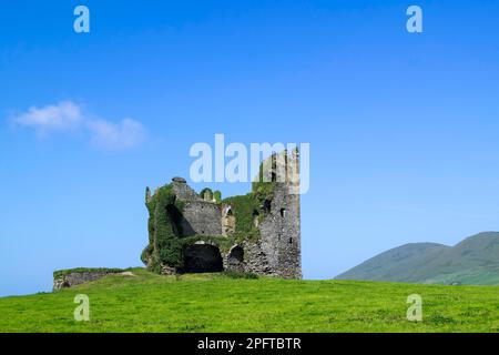 Ballycarbery Castle, Caherciveen, County Kerry, Ring of Kerry, Irland Stockfoto