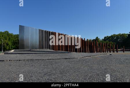 Denkmal für den Volksaufstand 1956, Oetvenhatosok tere, Budapest, Ungarn Stockfoto