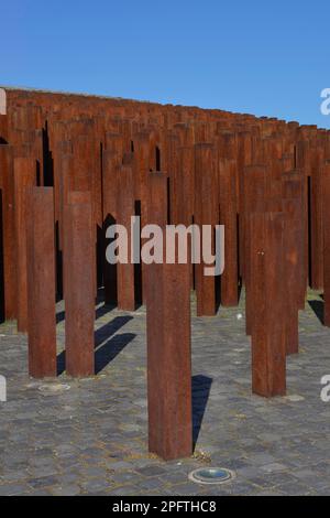 Denkmal für den Volksaufstand 1956, Oetvenhatosok tere, Budapest, Ungarn Stockfoto